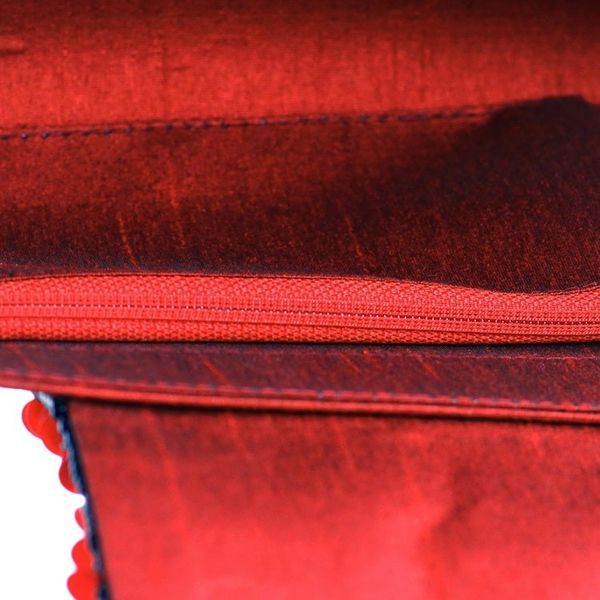 Alternate image for Beaded clutch handbag Red Radiance