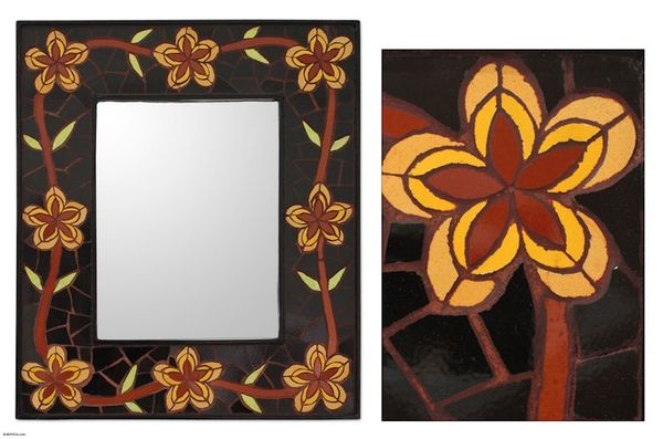 Alternate image for Mirror Golden Cassia Blossoms
