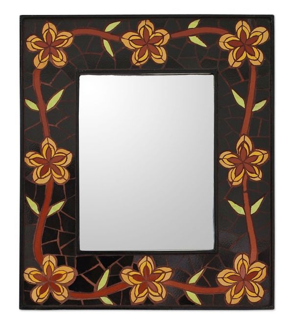Alternate image for Mirror Golden Cassia Blossoms
