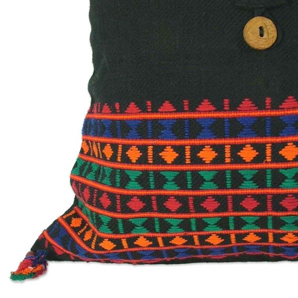 Alternate image for Embroidered Cotton Shoulder Bag Vibrant Tease
