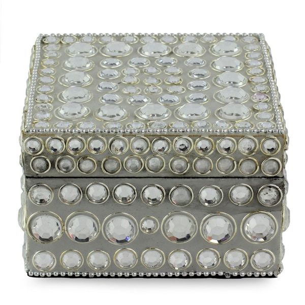 Alternate image for Bejeweled box Silver Glitz