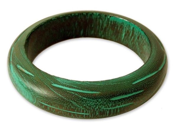 Alternate image for Wood Bangle Bracelet Empress