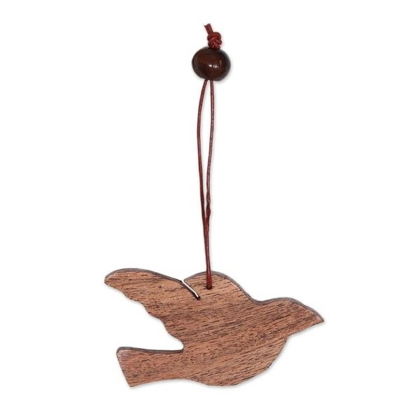 Alternate image for Wood ornaments Set of 5 Songbird Holiday