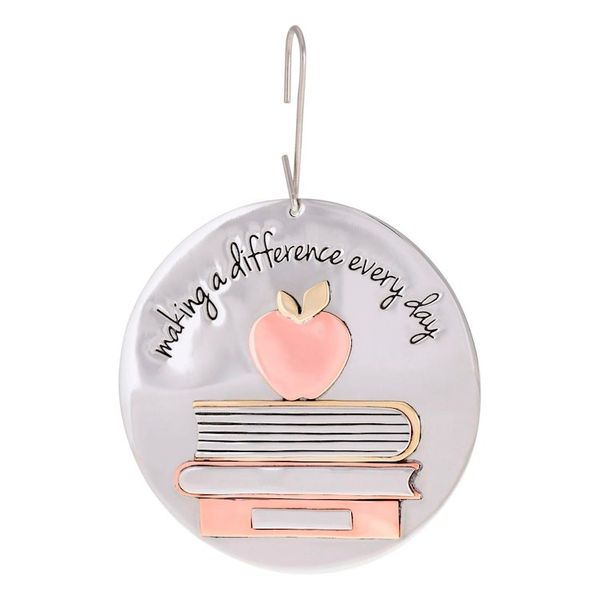 Alternate image for Teacher Appreciation Mixed Metal Ornament Teachers Make A Difference