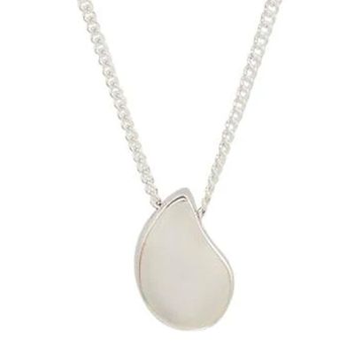 Alternate image for Sterling Silver Teardrop Pendant Necklace from Mexico Teardrop