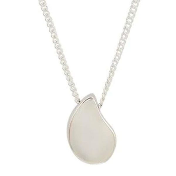 Image for Sterling Silver Teardrop Pendant Necklace from Mexico Teardrop