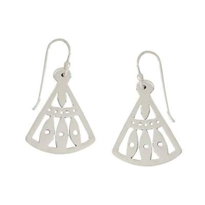 Alternate image for Sterling Silver Dangle Earrings from Mexico Ancient Whispers