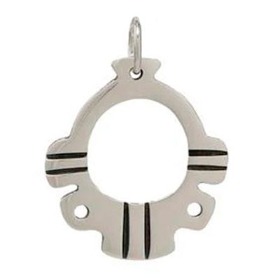 Alternate image for Sterling Silver Pendant Handmade in Mexico Ancient Mirage