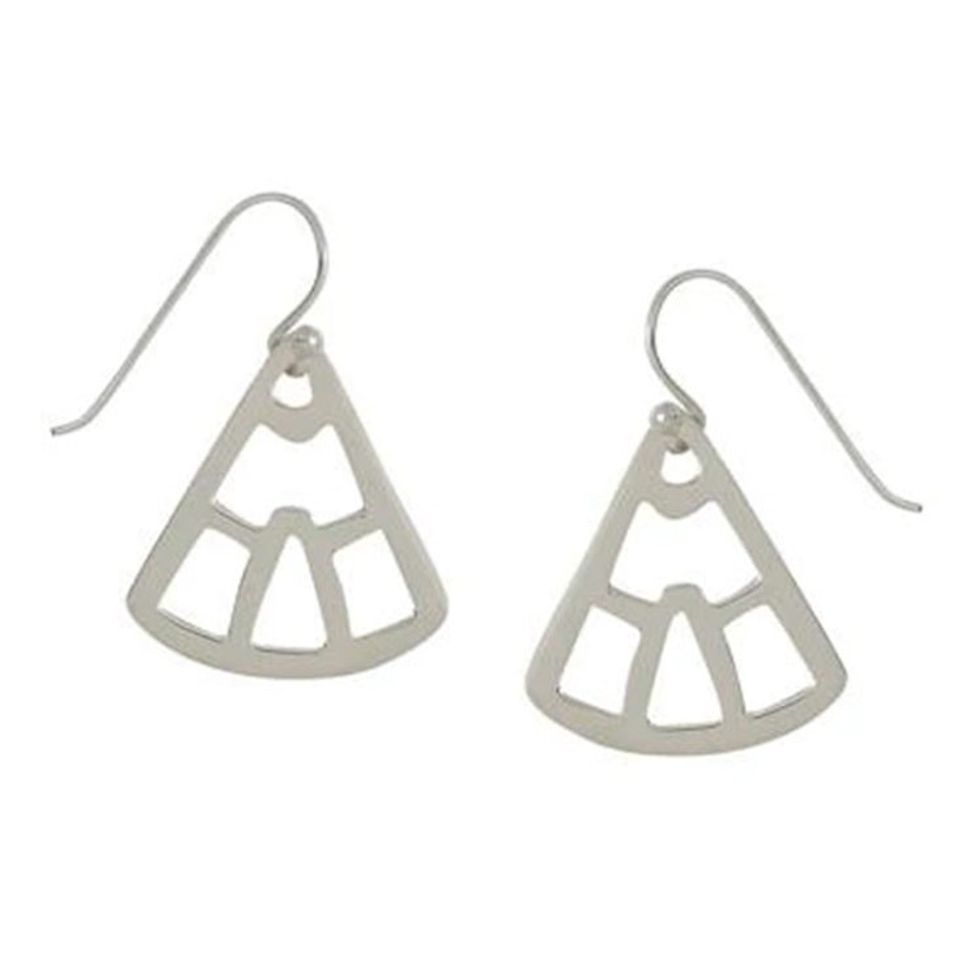 Contemporary Sterling Silver Dangle Earrings 'Mystic Reverie'