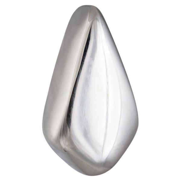 Alternate image for Sterling Silver Minimalist Teardrop Stud Earrings Dewfall