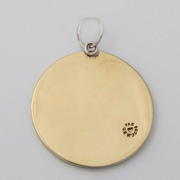 Alternate image for Handmade Sterling Silver Fox Pendant from Mexico Fox at Midnight
