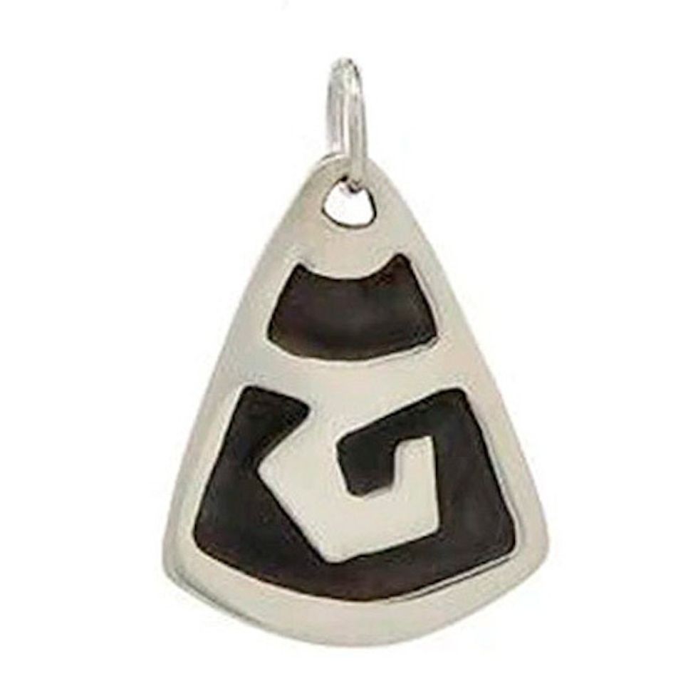 Sterling Silver Contemporary Pendant from Mexico 'Artifact'