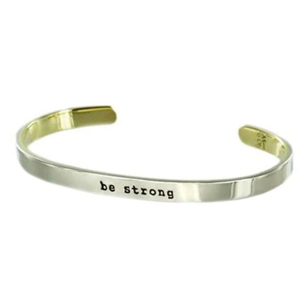 Image for Inspirational Cuff Bracelet from Mexico Be Strong
