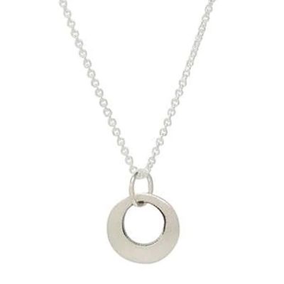 Alternate image for Sterling Silver Modern Pendant Necklace from Mexico Nova