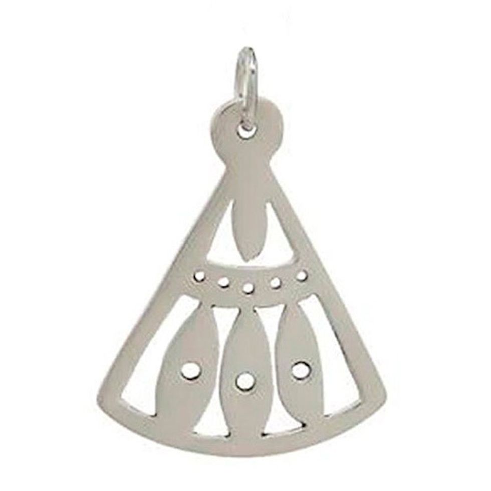 Handcrafted Sterling Silver Pendant from Mexico 'Ancient Whispers'