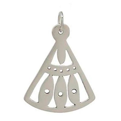 Alternate image for Handcrafted Sterling Silver Pendant from Mexico Ancient Whispers