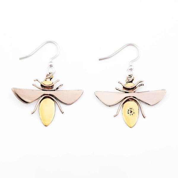 Alternate image for Handmade Queen Bee Dangle Earrings from Mexico Queen Bee