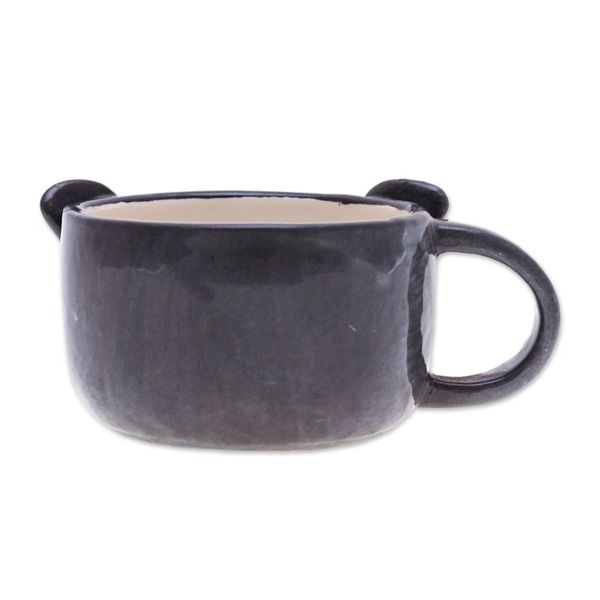 Alternate image for Handcrafted Thai Ceramic Koala Cup with a Glossy Finish Koala Elixir