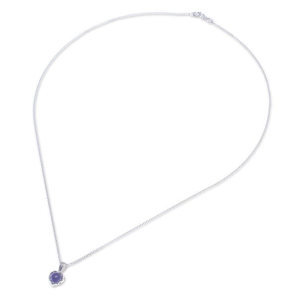Alternate image for Heart-Shaped Lapis Lazuli Cabochon Pendant Necklace Heart of Truth