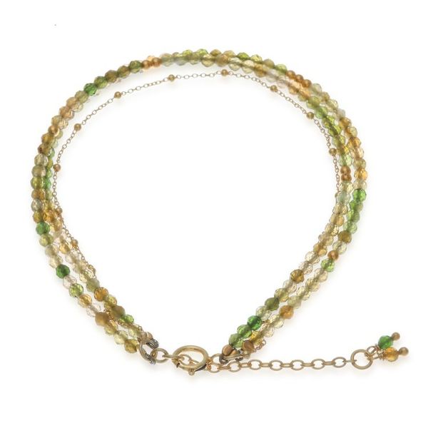 Alternate image for 24k Gold-Accented 6-Carat Tourmaline Beaded Strand Bracelet Creativity Reflections