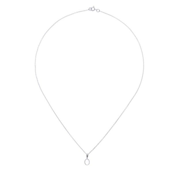 Alternate image for Silver Pendant Necklace with Natural Rose Quartz Stone Pink Inspiration