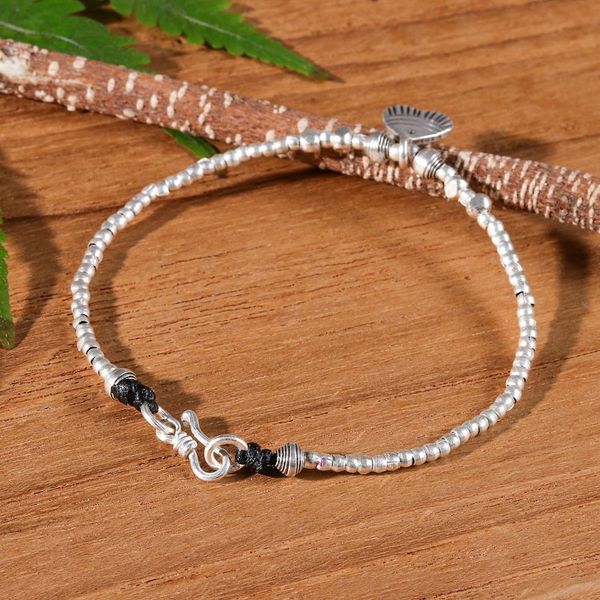 Alternate image for Thai Fish-Themed Karen Silver Good Fortune Charm Bracelet Fish in Love