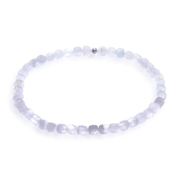 Alternate image for 16-Carat Natural Moonstone Stretch Bracelet Made in Thailand New Colors of Chiang Mai