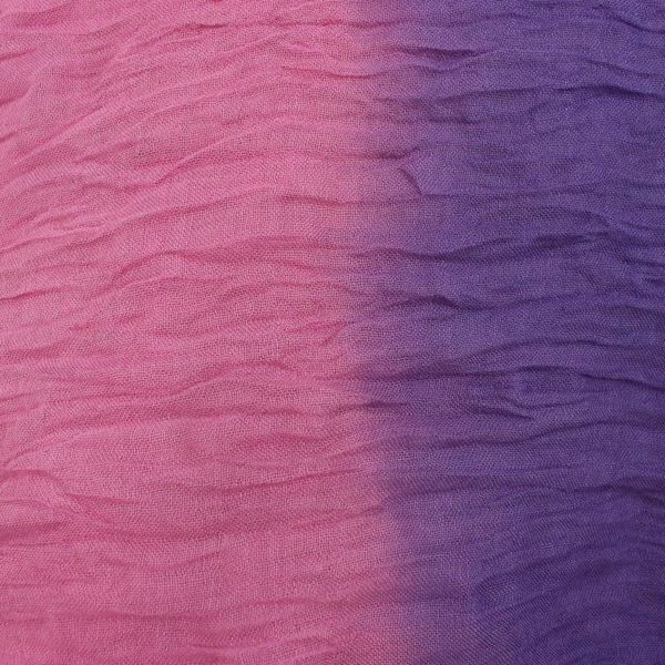 Alternate image for Colorful Hand-Spun and Dyed Wrinkled Batik Cotton Scarf Vibrant Fashion