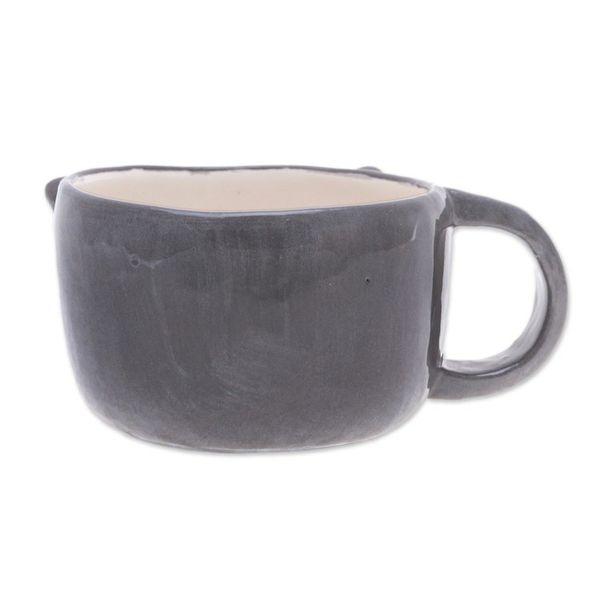 Alternate image for Thai Ceramic 6 oz Husky Dog Cup with a Glossy Finish Husky Elixir