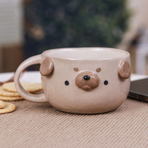 Alternate image for Thai Ceramic 6 oz Pug Dog Cup with a Glossy Finish Pug Elixir