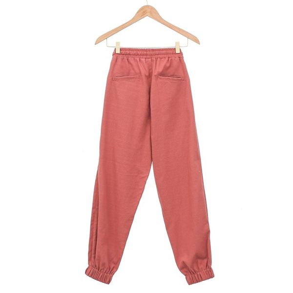 Alternate image for Salamander Cotton Twill Jogger Pants with Drawstring Waist Casual in Sienna