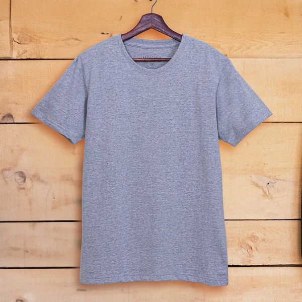 Alternate image for 100 Recycled Yarn T-Shirt in Grey Grey Ecology