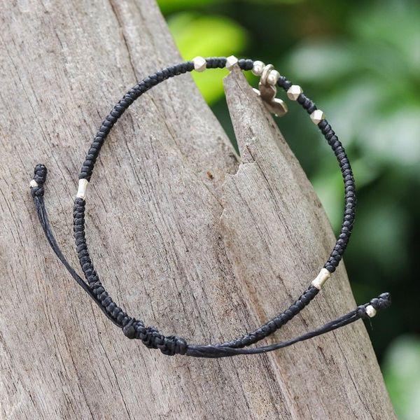 Alternate image for Handcrafted Braided Bracelet with Cross Pendant Tribal Cross