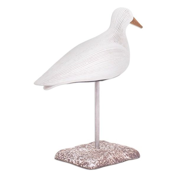 Alternate image for Ceramic Bird Sculpture with Mango Wood Accents from Thailand Little Flight