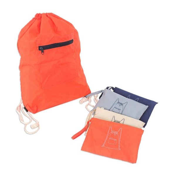 Alternate image for Waterproof Wristlet Drawstring Backpack Nesting Travel Bags Journey Ahead