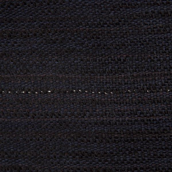 Alternate image for Midnight Blue 100 Alpaca Woven Fringed Shawl from Peru Deep Sky