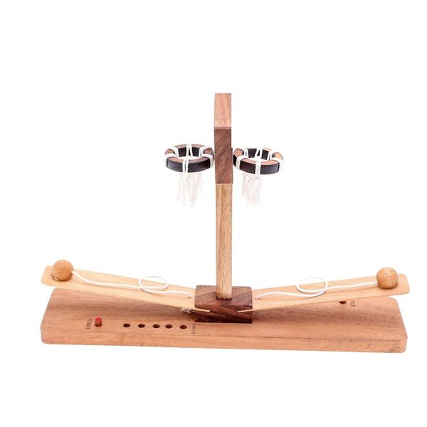 Alternate image for Raintree Wood Miniature Basketball Game for Two Players Basketball Match