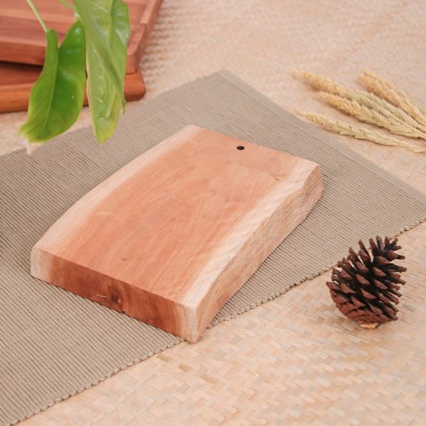 Alternate image for Hand-Carved Sturdy Longan Wood Cutting Board from Thailand Strong Flavors