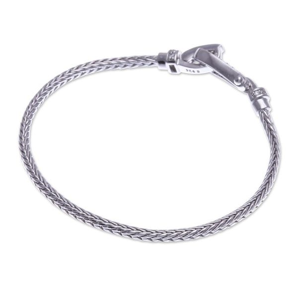 Alternate image for Sterling Silver Horseshoe Pendant Bracelet with Jewels Sparkling Fortune