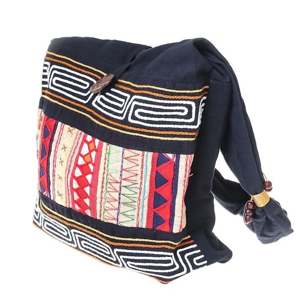 Alternate image for Hill Tribe-Style Cotton Shoulder Bag from Thailand Earth Love
