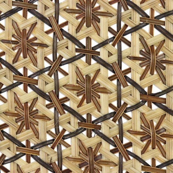 Alternate image for Handcrafted Woven Flower Motif Rattan Tray 10 inch Presenting Pikul