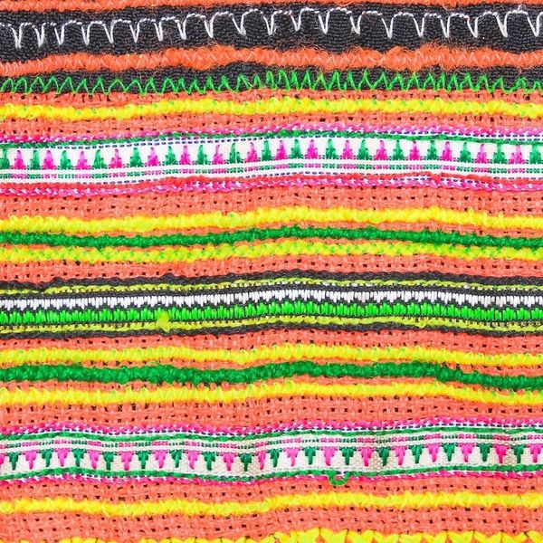 Alternate image for Striped Hmong Cotton Blend Sling from Thailand Hmong Stripes