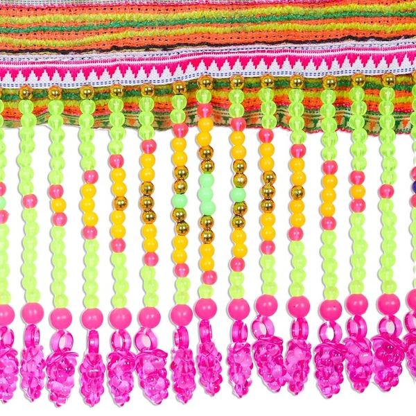 Alternate image for Striped Hmong Cotton Blend Sling from Thailand Hmong Stripes