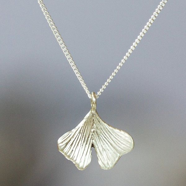 Alternate image for Taxco Silver Pendant Necklace with Combination Finish Delicate Delight