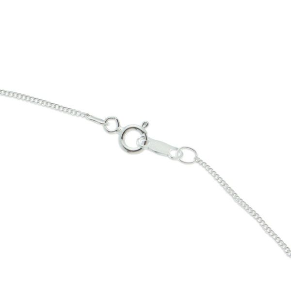 Alternate image for Taxco Silver Pendant Necklace with Combination Finish Delicate Delight