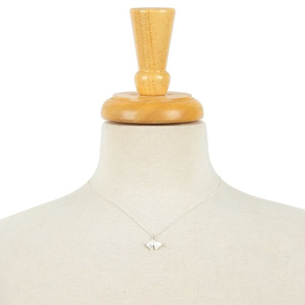 Alternate image for Taxco Silver Pendant Necklace with Combination Finish Delicate Delight