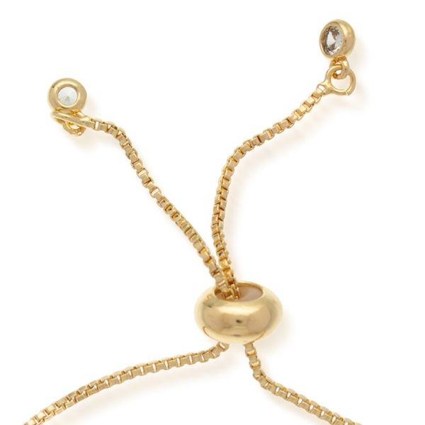 Alternate image for Romantic 10k Gold-Plated Ceramic Heart Pendant Bracelet Talavera Amour