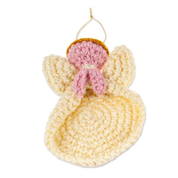 Alternate image for Set of Four Angel-Themed Crocheted Holiday Ornaments Sweetest Angels