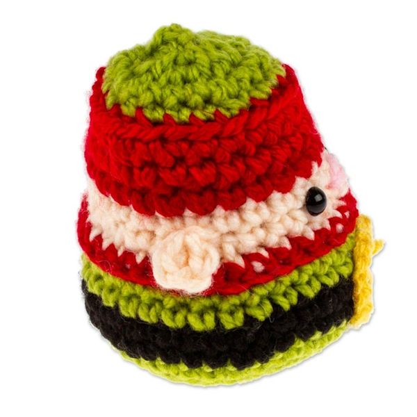 Alternate image for Whimsical Elf-Themed Crocheted Christmas Decorative Accent Cute Elf