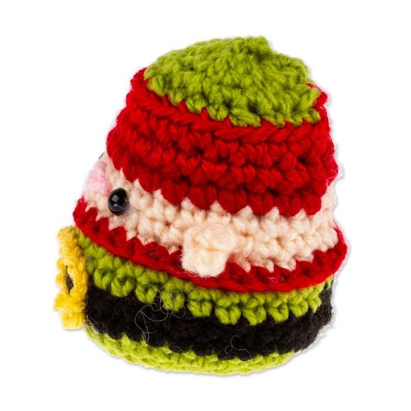 Alternate image for Whimsical Elf-Themed Crocheted Christmas Decorative Accent Cute Elf